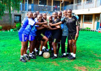Group Photo of Students Ready for the Games